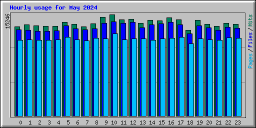 Hourly usage for May 2024